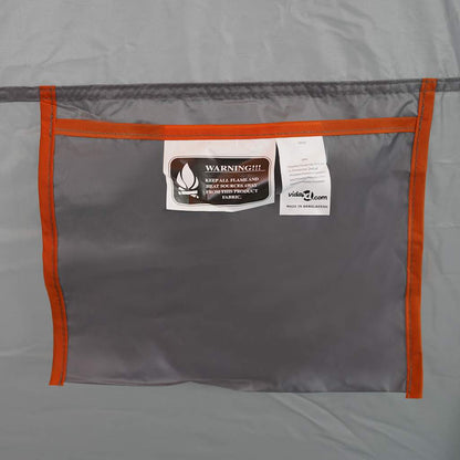 vidaXL Shower Tent Grey Waterproof