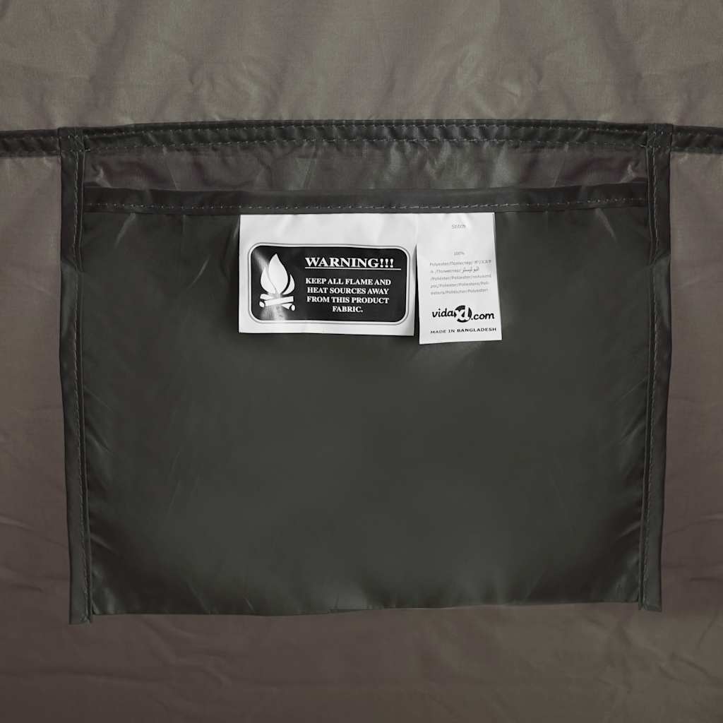 vidaXL Shower Tent Brown Waterproof