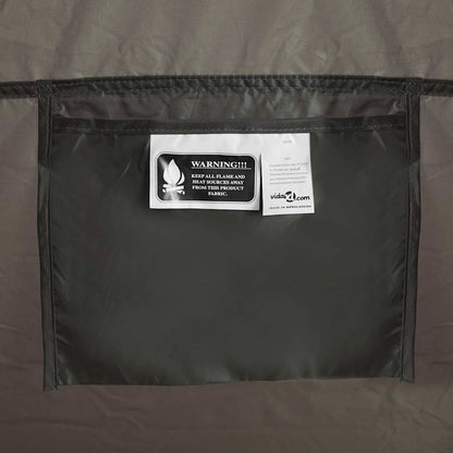 vidaXL Shower Tent Brown Waterproof