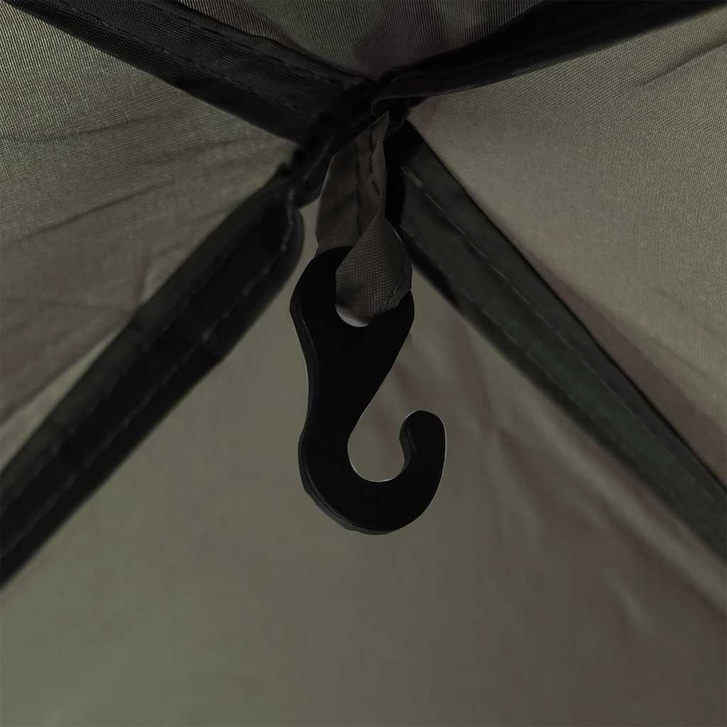 vidaXL Shower Tent Brown Waterproof