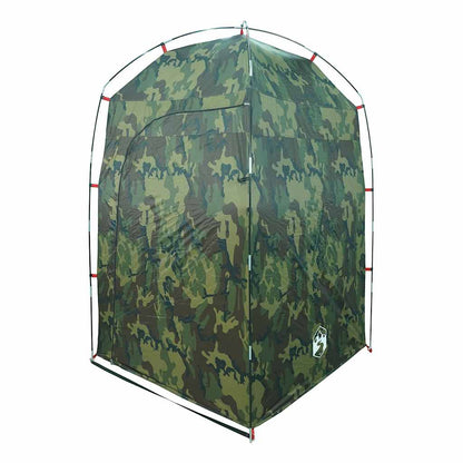 vidaXL Shower Tent Camouflage Waterproof - Green