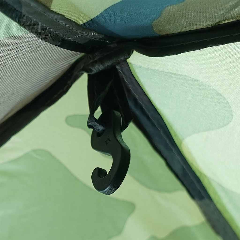 vidaXL Shower Tent Camouflage Waterproof - Green