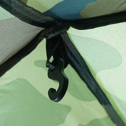 vidaXL Shower Tent Camouflage Waterproof - Green