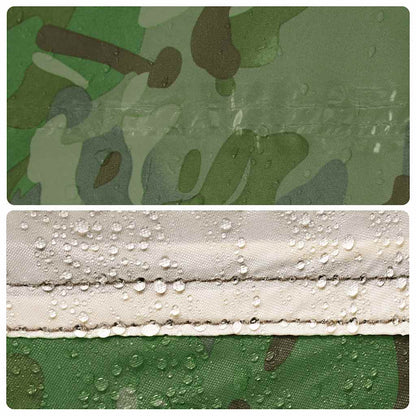 vidaXL Shower Tent Camouflage Waterproof - Green