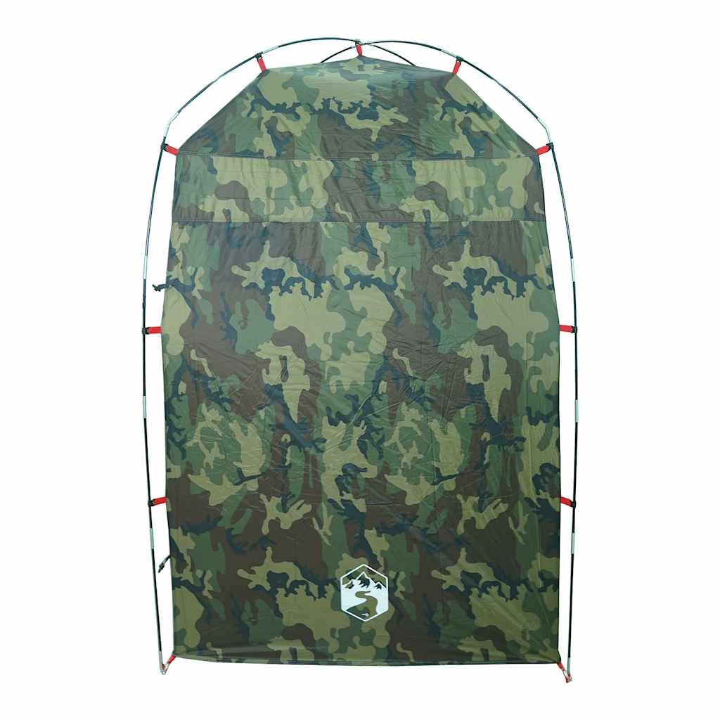 vidaXL Shower Tent Camouflage Waterproof - Green