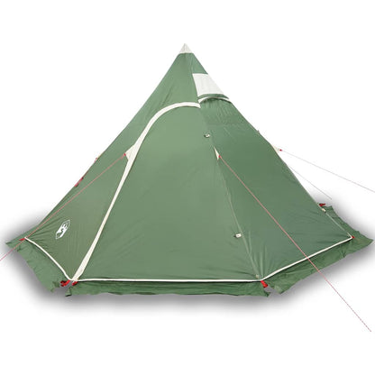 vidaXL Camping Tent Tipi 5-Person Green Waterproof