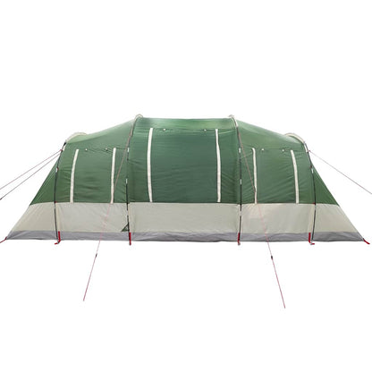 vidaXL Camping Tent Tunnel 4-Person Green Waterproof
