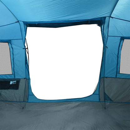 vidaXL Camping Tent Tunnel 4-Person Blue Waterproof
