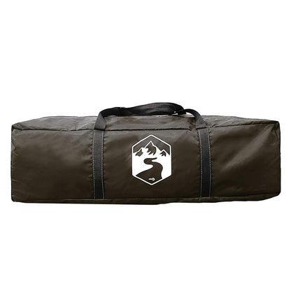 vidaXL Family Tent Tunnel 6-Person Brown Waterproof