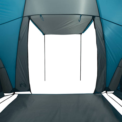 vidaXL Camping Tent Tunnel 5-Person Blue Waterproof