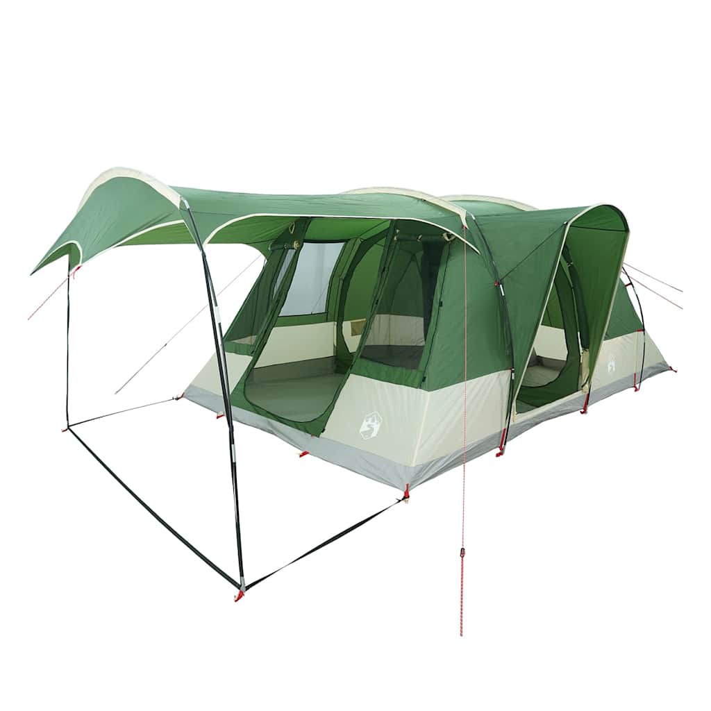 vidaXL Camping Tent Tunnel 5-Person Green Waterproof - 36868