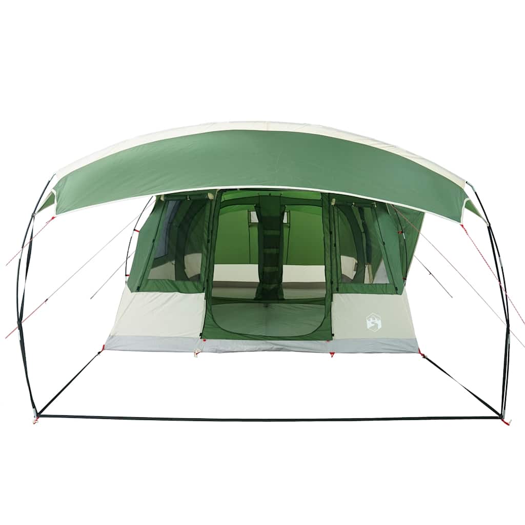 vidaXL Camping Tent Tunnel 5-Person Green Waterproof - 36868