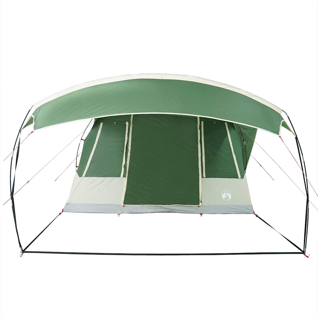 vidaXL Camping Tent Tunnel 5-Person Green Waterproof - 36868