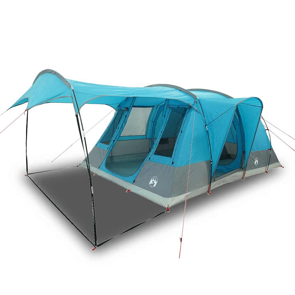 vidaXL Camping Tent Tunnel 5-Person Blue Waterproof - 36873