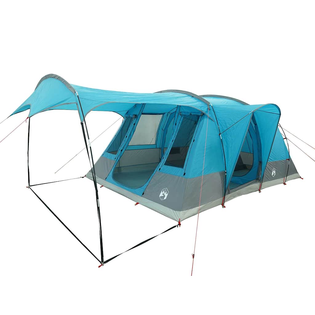 vidaXL Camping Tent Tunnel 5-Person Blue Waterproof - 36873