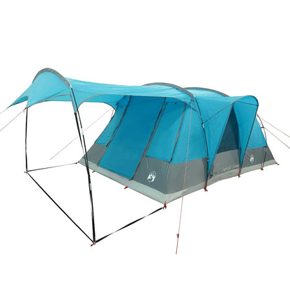 vidaXL Camping Tent Tunnel 5-Person Blue Waterproof - 36873