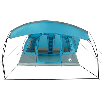 vidaXL Camping Tent Tunnel 5-Person Blue Waterproof - 36873