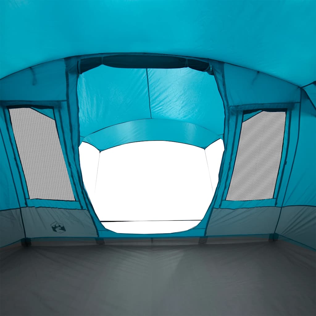 vidaXL Camping Tent Tunnel 5-Person Blue Waterproof - 36873