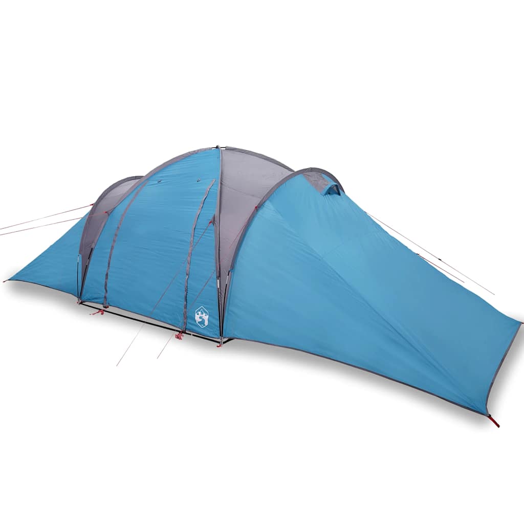 vidaXL Family Tent Dome 6-Person Blue Waterproof - 36902