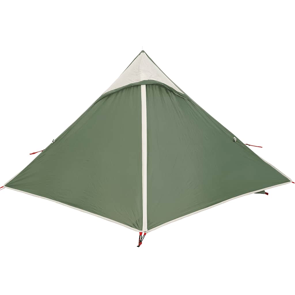 vidaXL Camping Tent 2-Person Green Waterproof