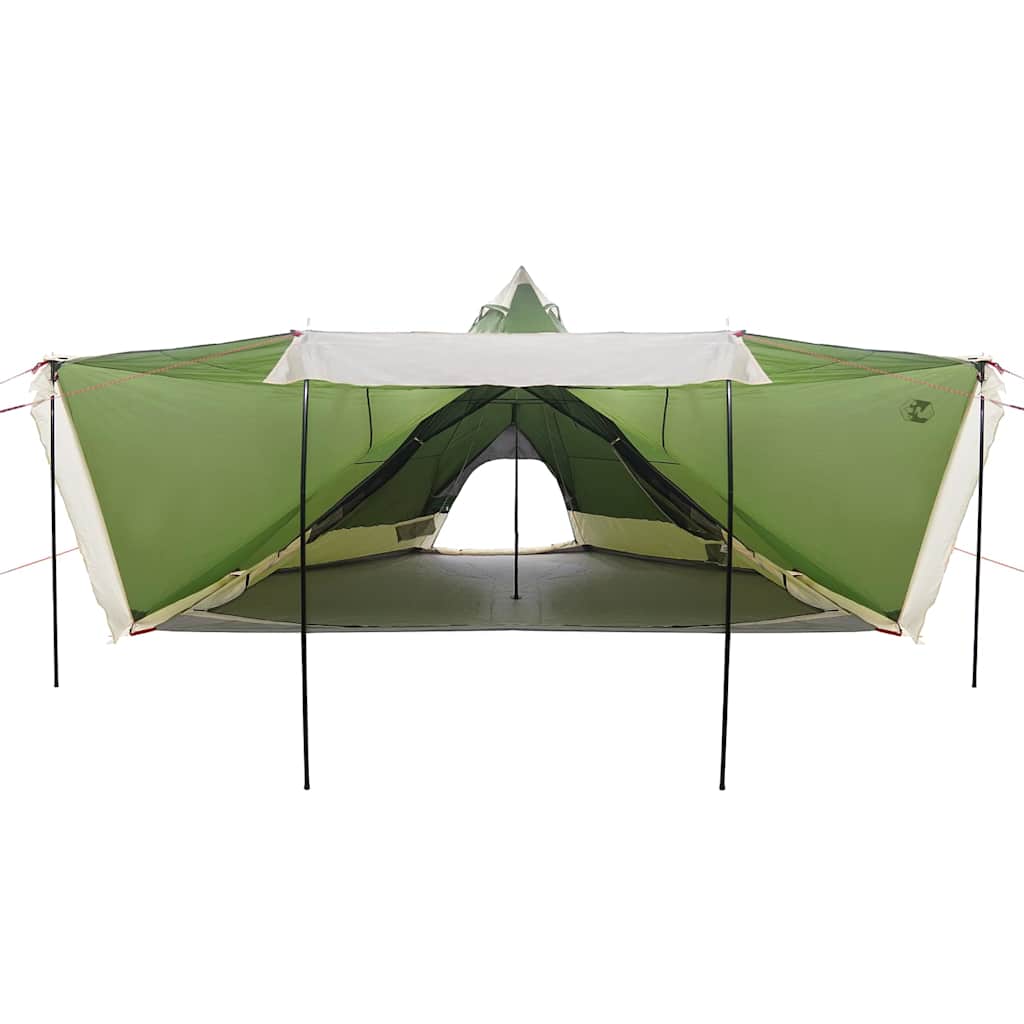 vidaXL Family Tent Tipi 8-Person Green Waterproof