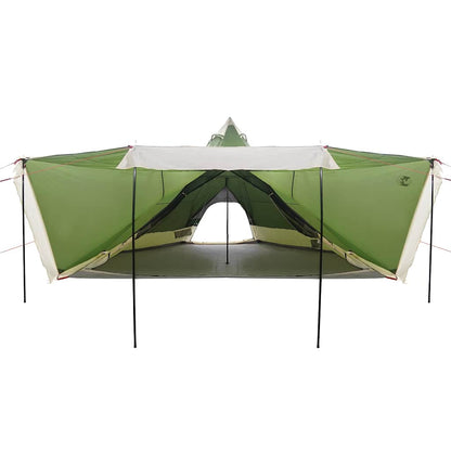 vidaXL Family Tent Tipi 8-Person Green Waterproof