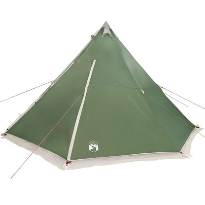 vidaXL Family Tent Tipi 8-Person Green Waterproof