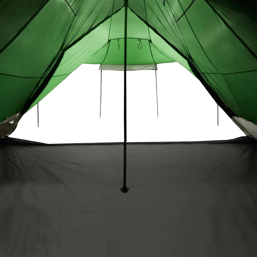 vidaXL Family Tent Tipi 8-Person Green Waterproof
