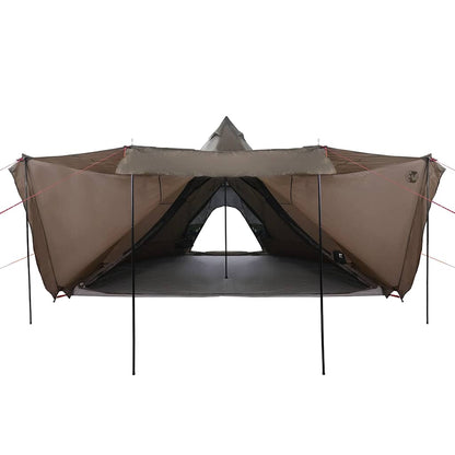 vidaXL Family Tent Tipi 8-Person Brown Waterproof