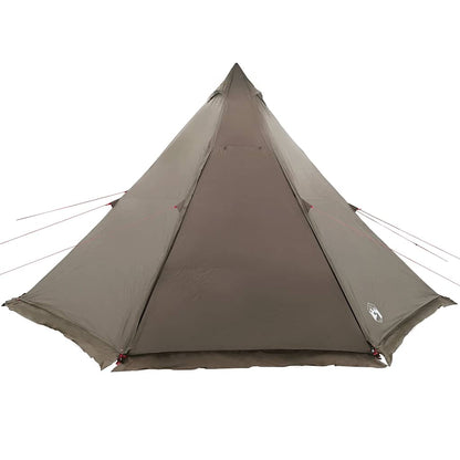 vidaXL Family Tent Tipi 8-Person Brown Waterproof
