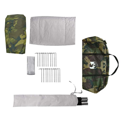 vidaXL Family Tent Tipi 8-Person Camouflage Waterproof - Multicolour