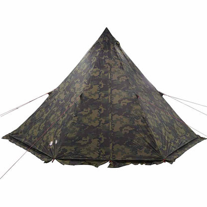 vidaXL Family Tent Tipi 8-Person Camouflage Waterproof - Multicolour