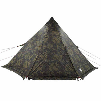 vidaXL Family Tent Tipi 8-Person Camouflage Waterproof - Multicolour