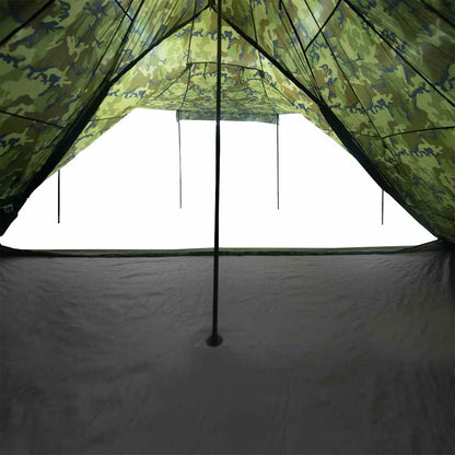 vidaXL Family Tent Tipi 8-Person Camouflage Waterproof - Multicolour