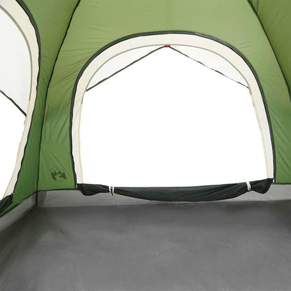 vidaXL Camping Tent Cabin 4-Person Green Waterproof