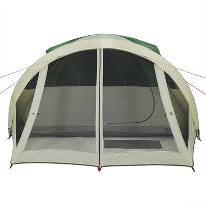 vidaXL Family Tent Tunnel 6-Person Green Waterproof - 37006