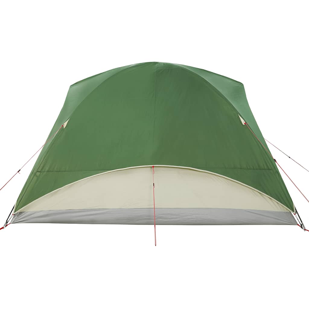vidaXL Family Tent Tunnel 6-Person Green Waterproof - 37006