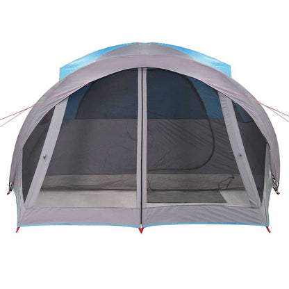 vidaXL Family Tent Tunnel 6-Person Blue Waterproof - 37013