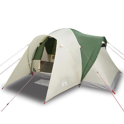 vidaXL Family Tent Dome 6-Person Green Waterproof - 375 x 225 x 176 cm