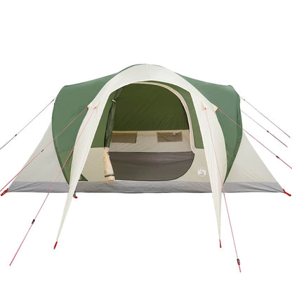vidaXL Family Tent Dome 6-Person Green Waterproof - 375 x 225 x 176 cm