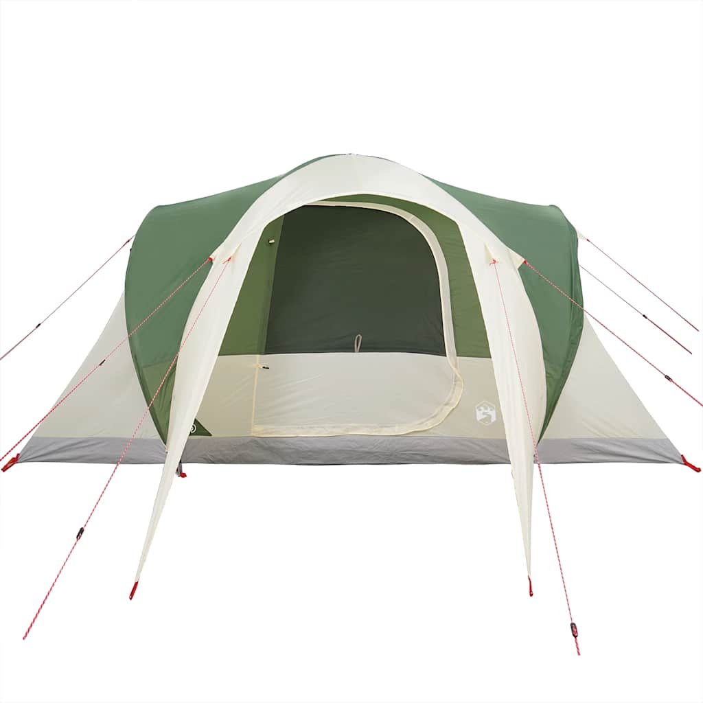 vidaXL Family Tent Dome 6-Person Green Waterproof - 375 x 225 x 176 cm