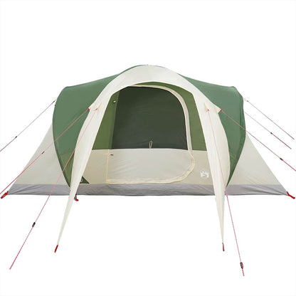 vidaXL Family Tent Dome 6-Person Green Waterproof - 375 x 225 x 176 cm