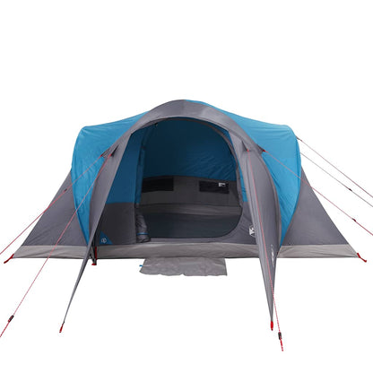 vidaXL Family Tent Dome 6-Person Blue Waterproof - 375 x 225 x 176 cm