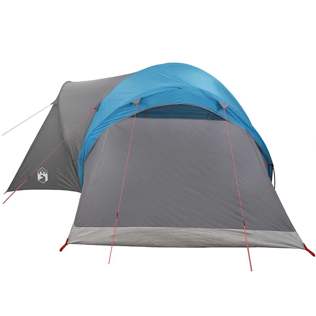 vidaXL Family Tent Dome 6-Person Blue Waterproof - 375 x 225 x 176 cm