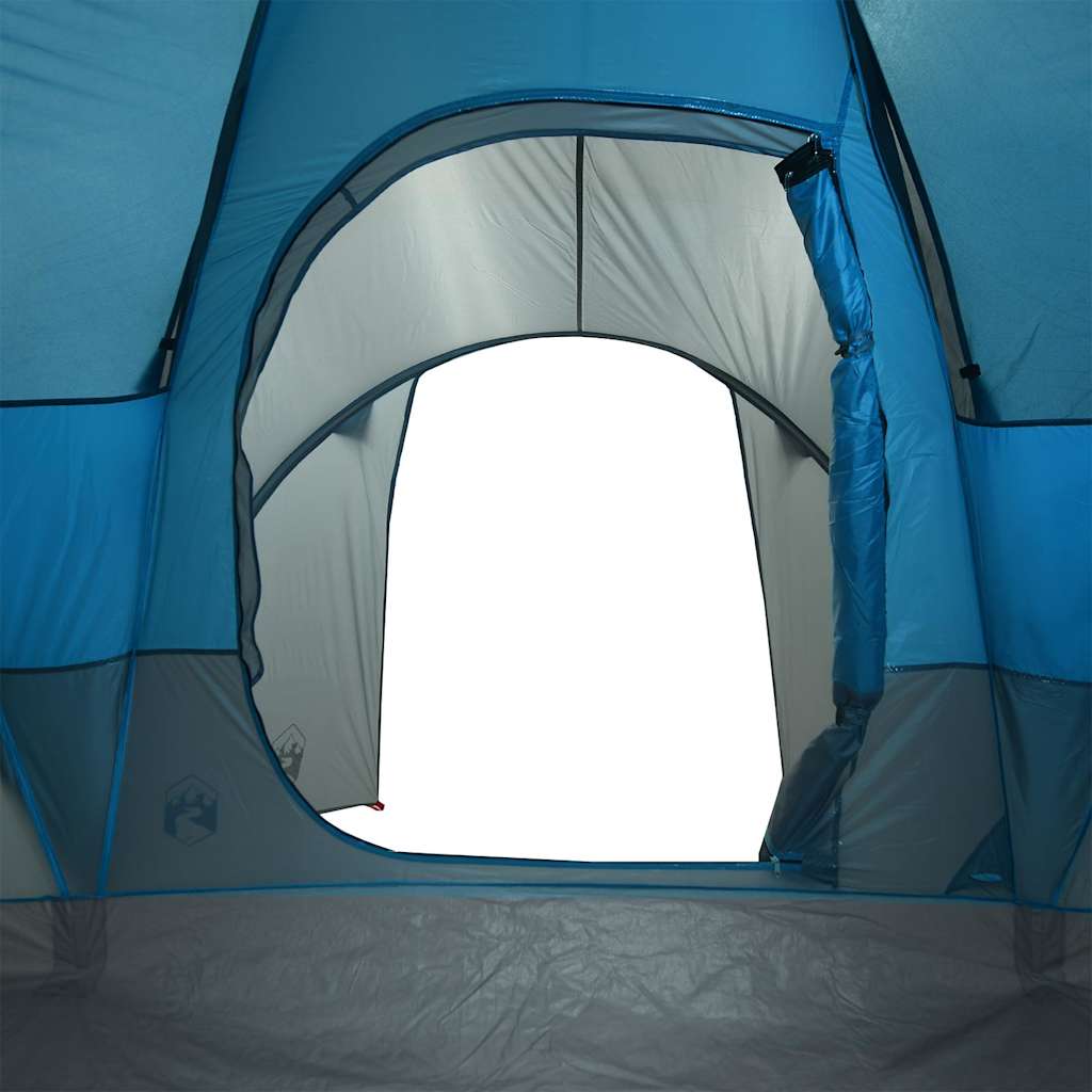 vidaXL Family Tent Dome 6-Person Blue Waterproof - 375 x 225 x 176 cm