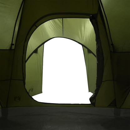 vidaXL Family Tent Dome 6-Person Olive Green Waterproof - 375 x 225 x 176 cm