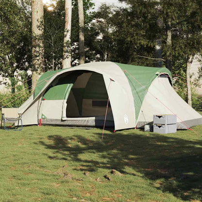 vidaXL Family Tent Dome 6-Person Green Waterproof - 494 x 370 x 190 cm