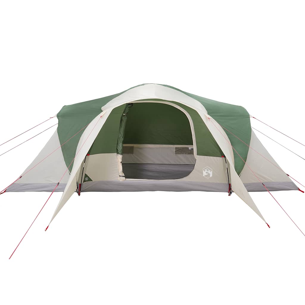 vidaXL Family Tent Dome 6-Person Green Waterproof - 494 x 370 x 190 cm