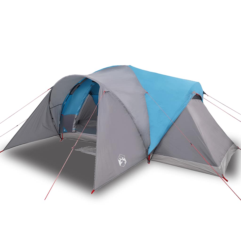 vidaXL Family Tent Dome 6-Person Blue Waterproof - 494 x 370 x 190 cm