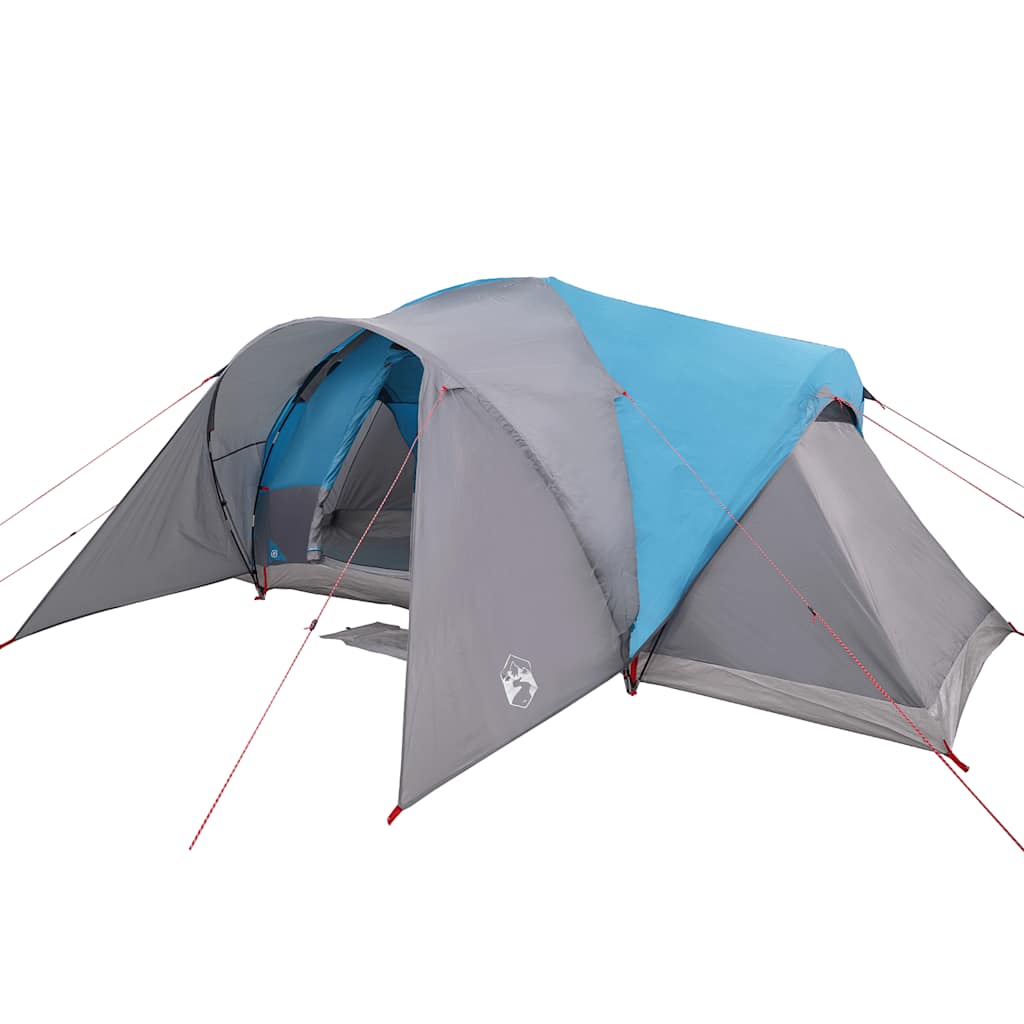 vidaXL Family Tent Dome 6-Person Blue Waterproof - 494 x 370 x 190 cm